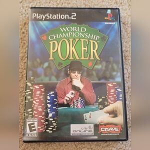 Sony PlayStation PS2 World Championship Poker Video Game 2 Crave